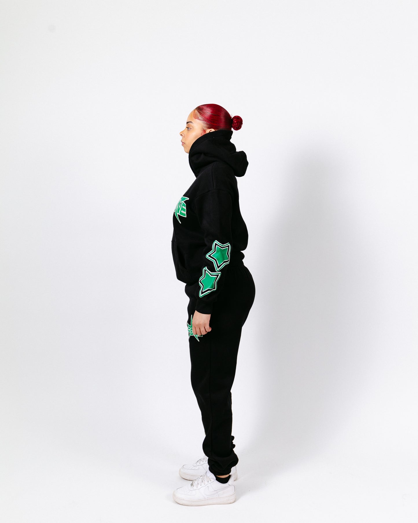 GREEN ONE OF ONE STAR SWEATSUIT