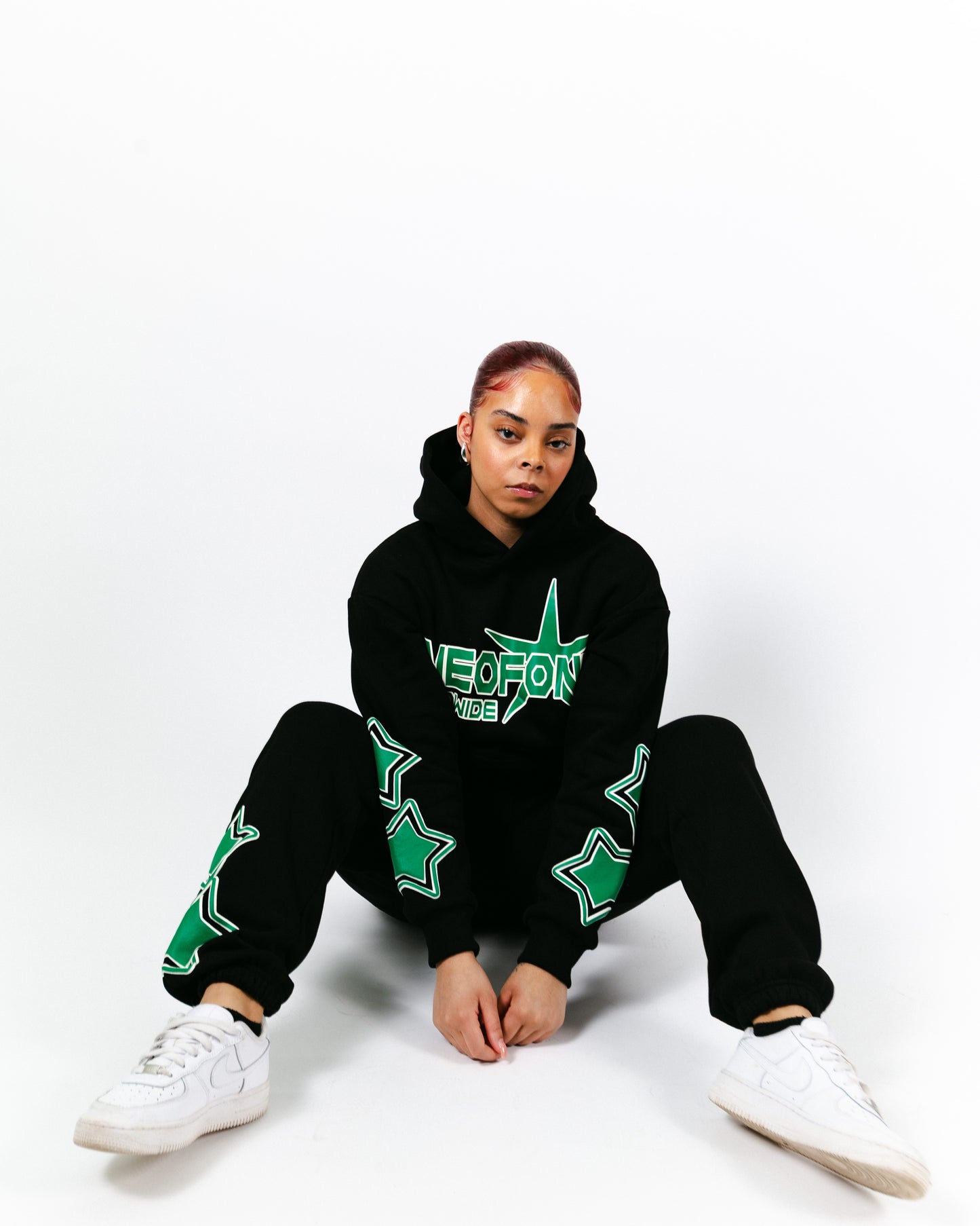 GREEN ONE OF ONE STAR SWEATSUIT